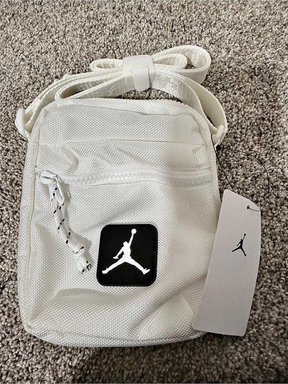 Jordan Airborne Festival Bag White Mini Backpack